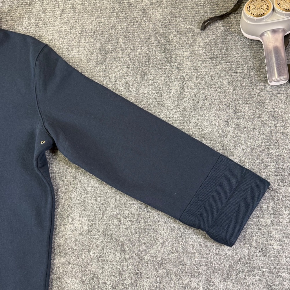 Lauren Jeans Co Ralph Lauren Quarter Zip Pullover Sweatshirt Navy Blue XL Cotton - Picture 5 of 16